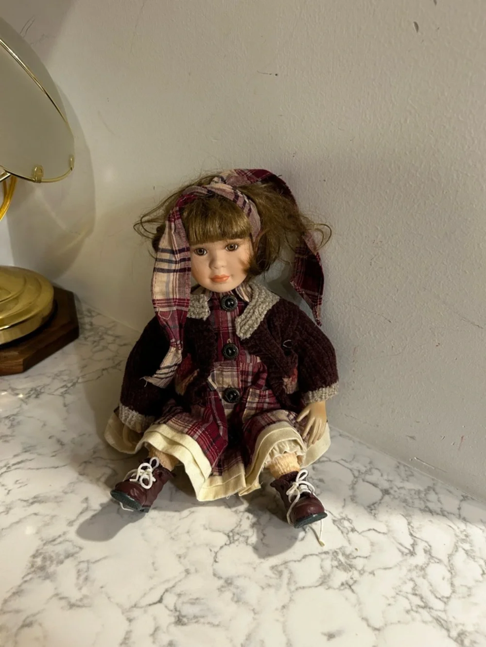 Vintage Boyds Bears Bearwear Porcelain Doll‎